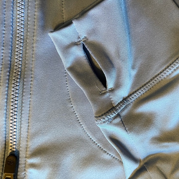 NWT Zella Mock-Neck Full-Zip Jacket, Blue Yonder | L (10/12) - Picture 8 of 14